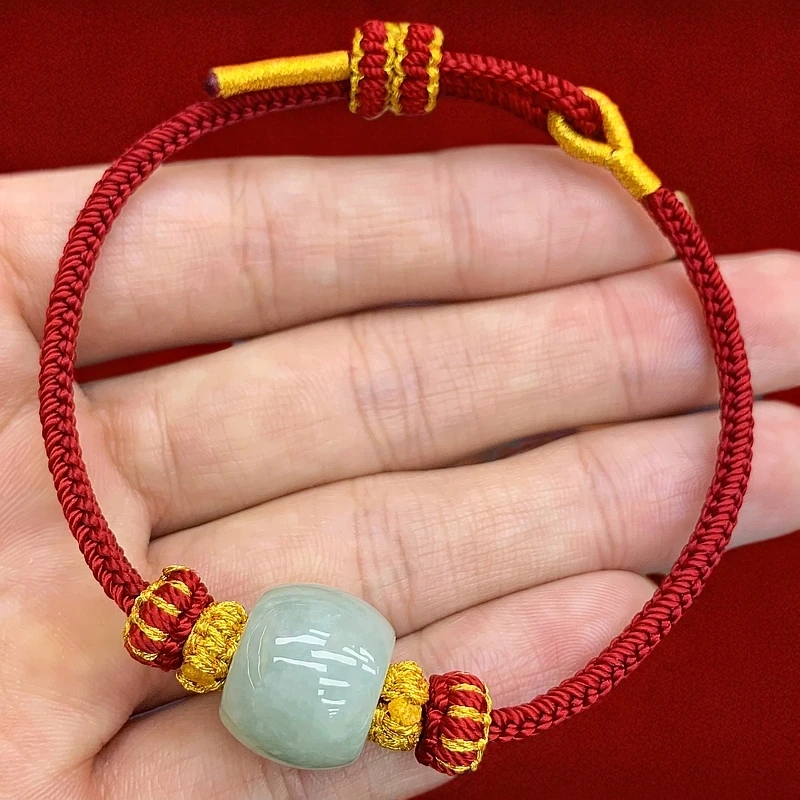 BAQIZHUBAO/八七珠宝・多样性 A货翡翠新年「福至・转运珠」