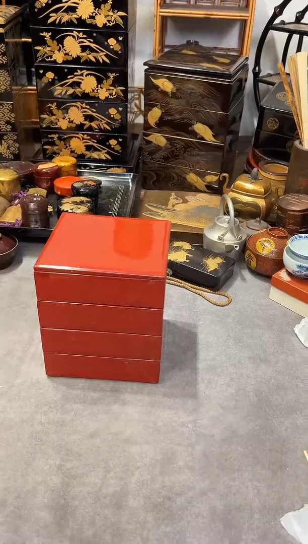 四段 大漆漆器大漆漆器（江户）