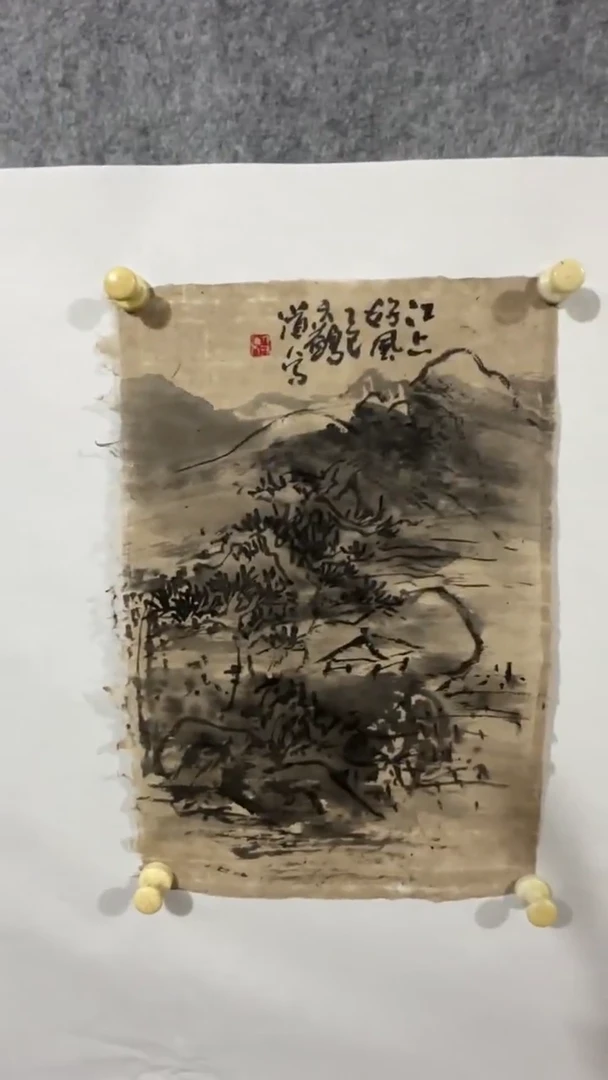 国画写意画花鸟画手绘