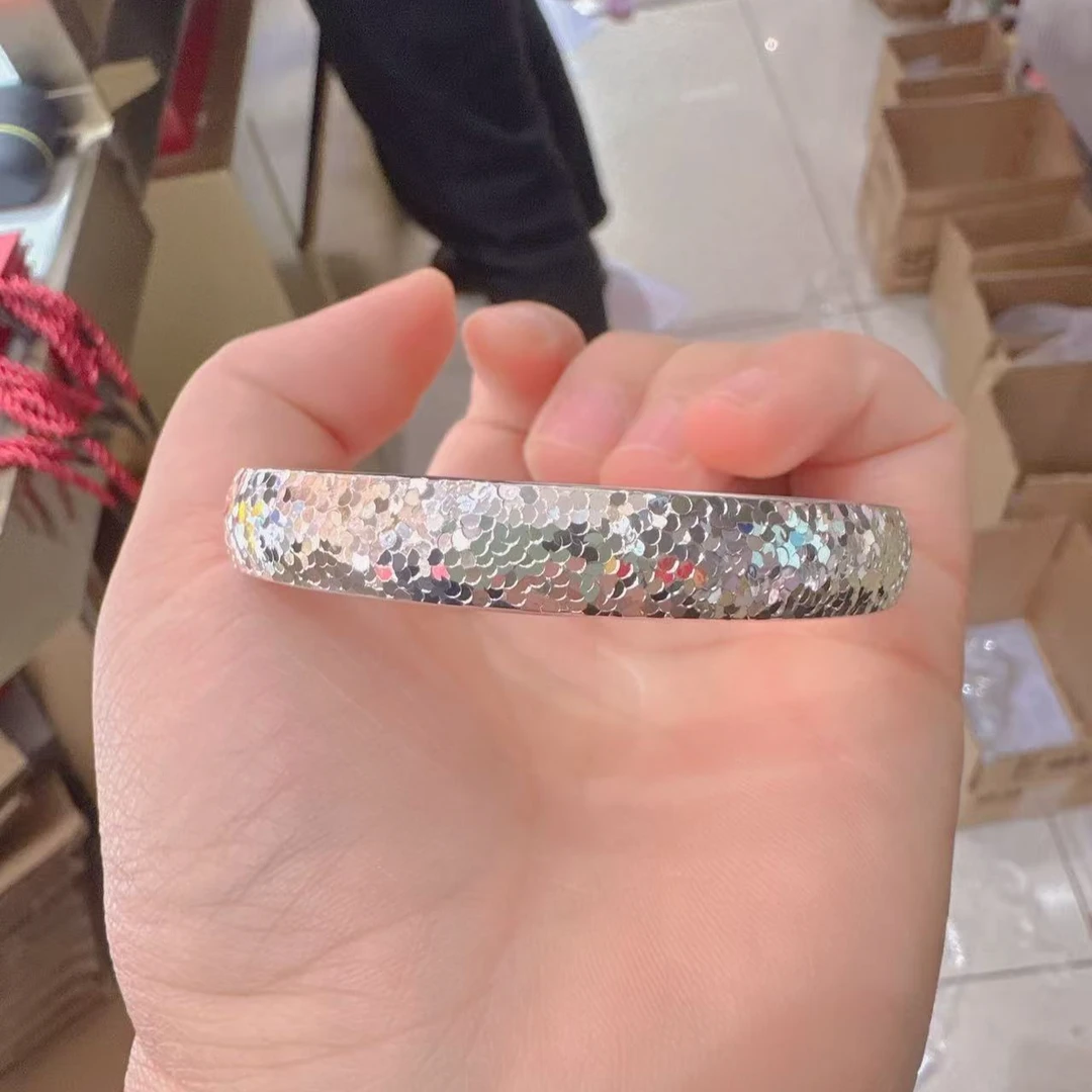 足银手镯 足银手镯  碎冰冰手镯