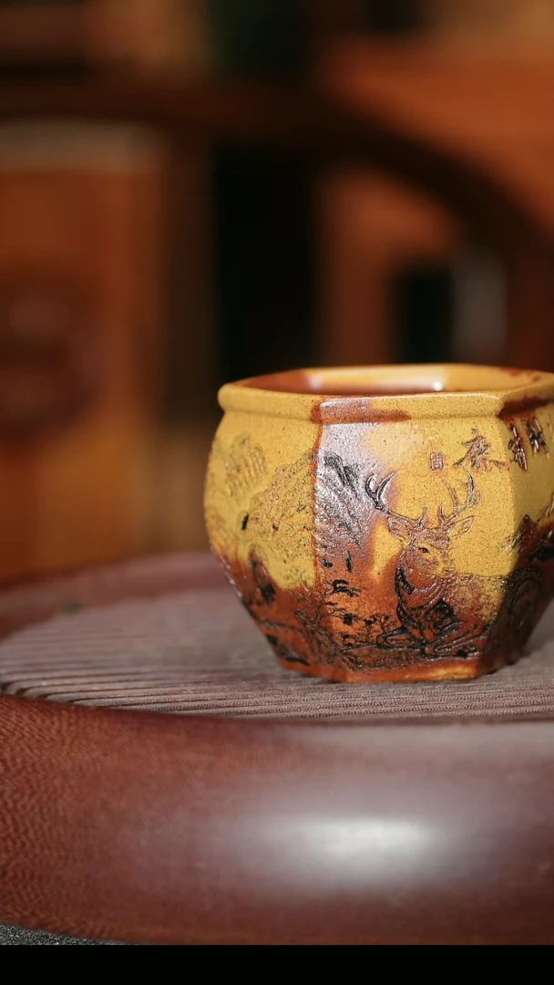 茶杯紫砂紫砂主人杯福利放漏