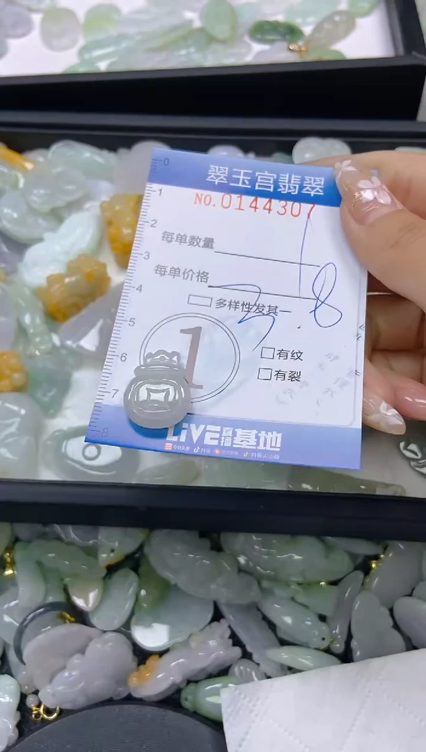 翡翠未镶嵌颈饰闪购0144307