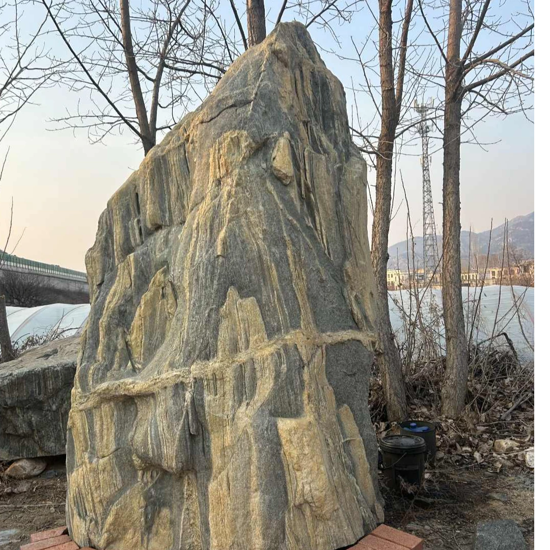 泰安平安石风景景观石园林石(一物一拍图片仅供参考)