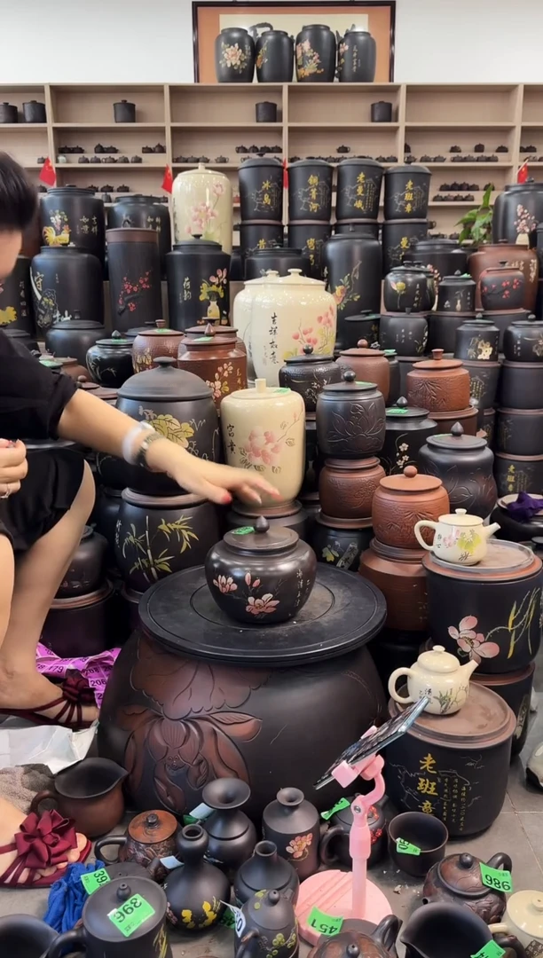 罐瑕疵茶叶罐  小苹果彩填 938