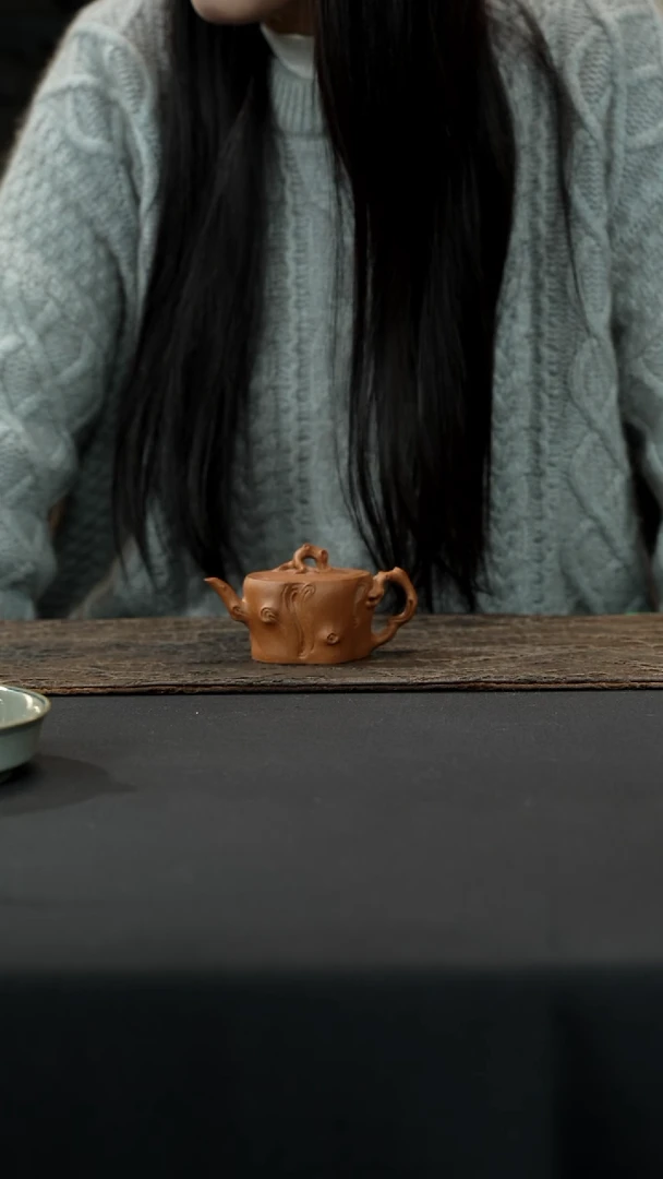 【闪购商品】紫砂茶壶80cc小树桩老段泥