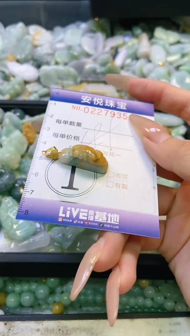 翡翠未镶嵌颈饰闪购0227935