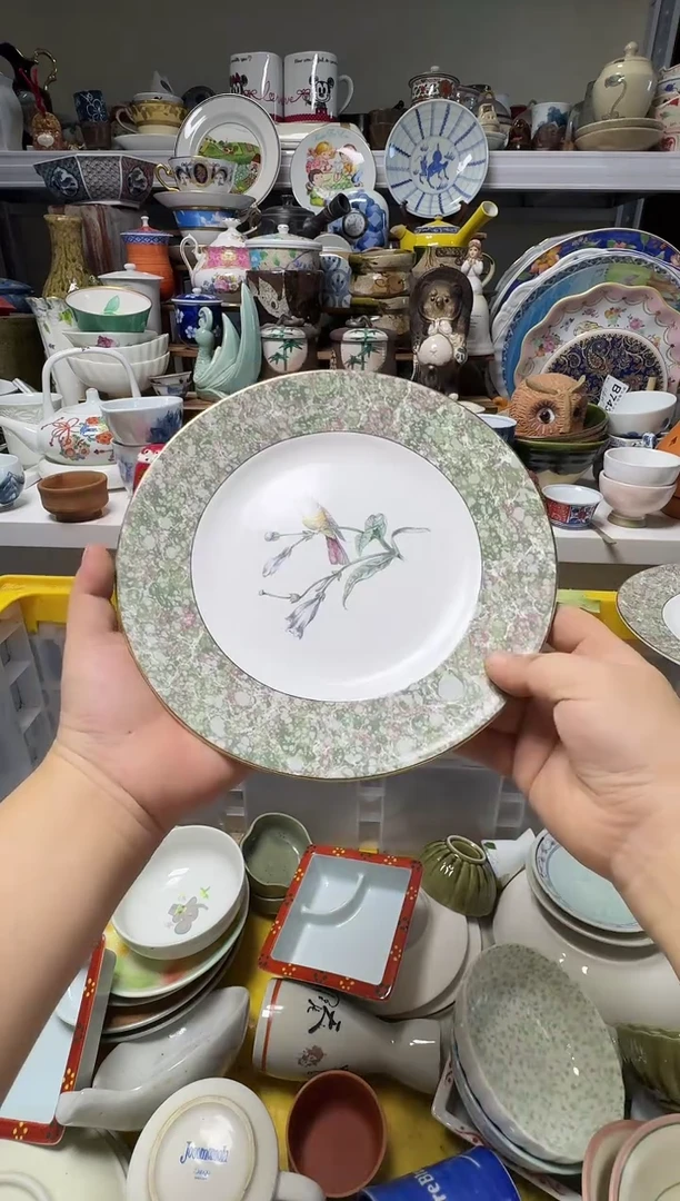 中古瓷器，默认微瑕-023，威基伍德的盘子