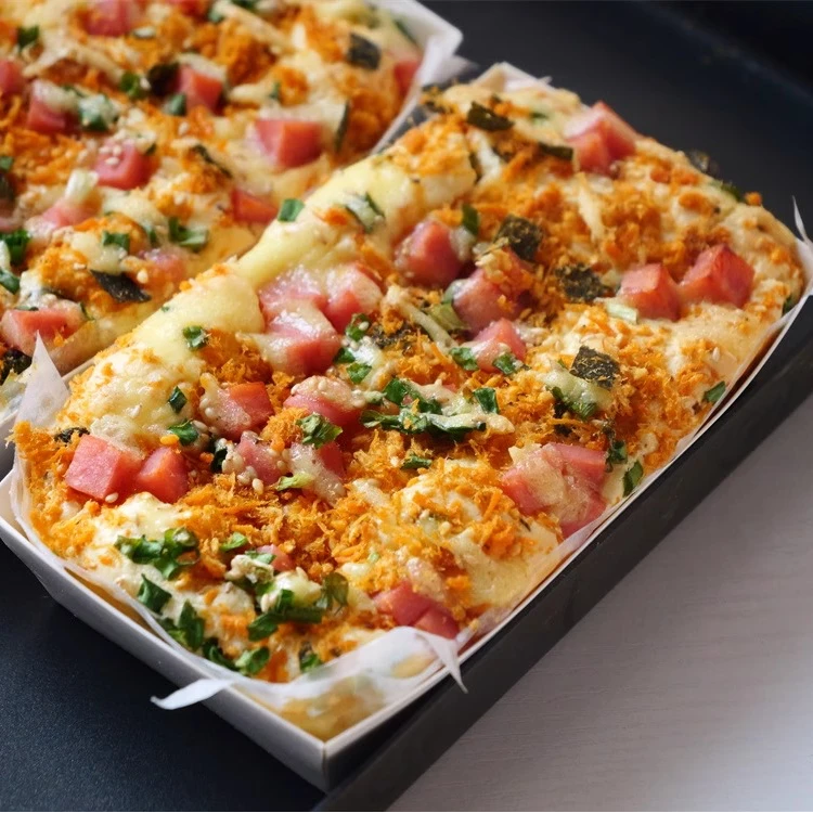 2款香葱火腿肉松蛋糕视频课程制作方法配方教程烘焙