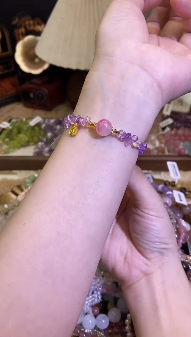 水晶手链未镶嵌3672手串