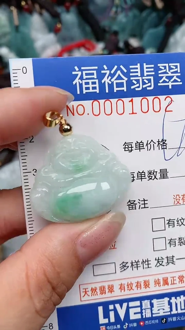 翡翠未镶嵌颈饰...0001002