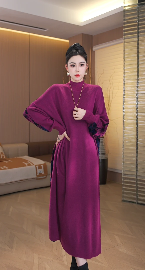 加厚保暖【凌霄】秋冬必备时尚高端大气上档次高档毛衣上衣-1221#