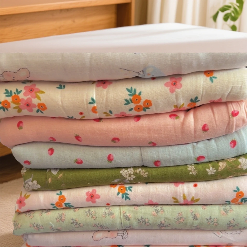 全棉拼接双层纱2*230两面都有拼接微瑕疵介意勿拍洗过概不售后