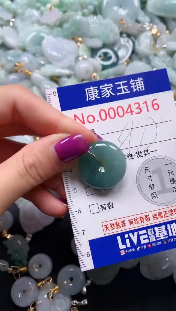 颈饰未镶嵌翡翠4316