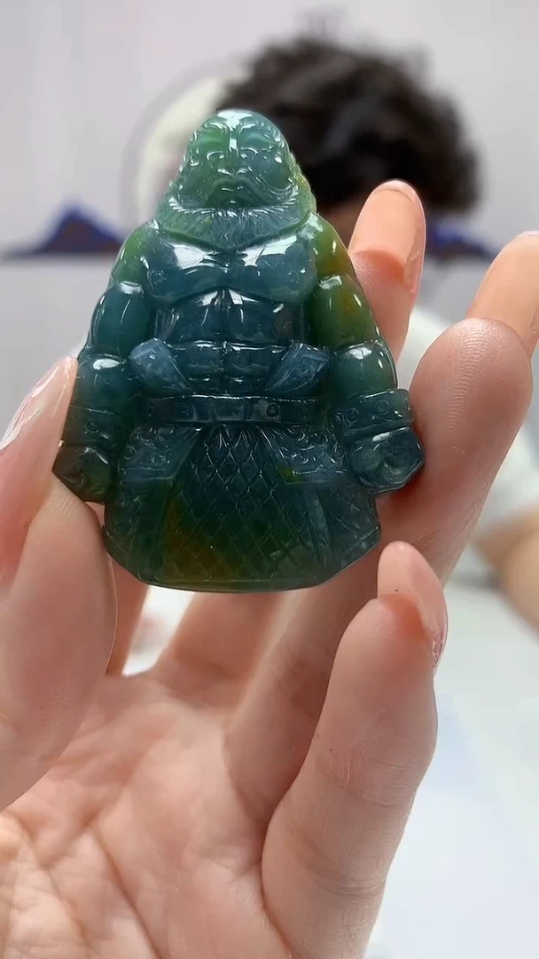 【闪购商品】定制翡翠未镶嵌4688DD-毛货挂件130