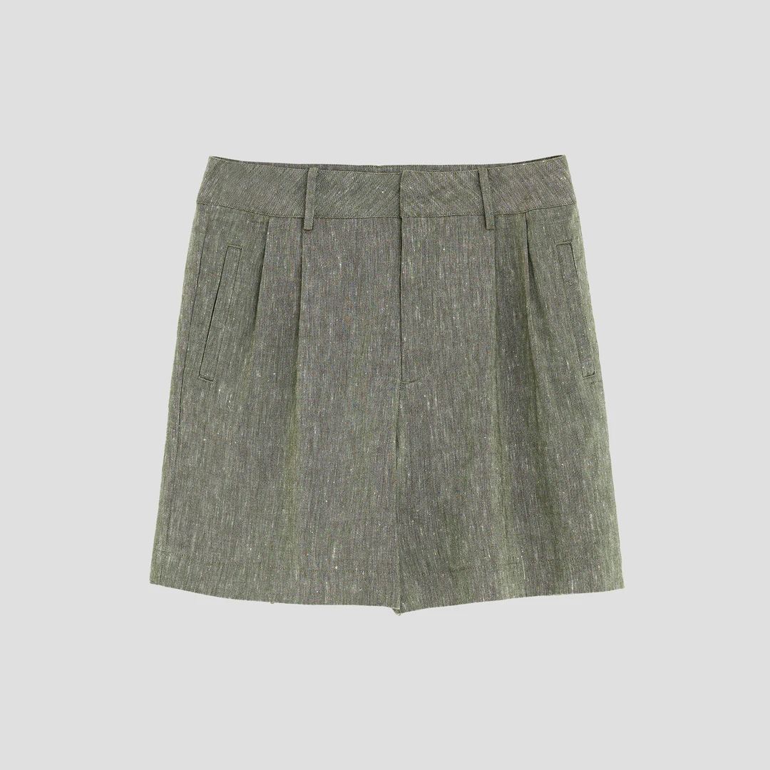 【海涛大叔】雨露麻羊毛素色短裤 KZ-353Z