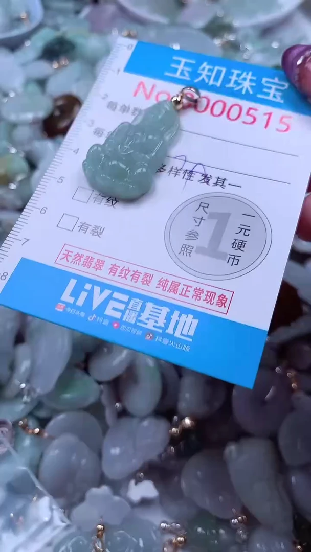 翡翠未镶嵌吊坠(不含链)515