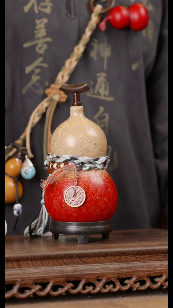 *202号精品天然大漆酒葫芦一物一拍~