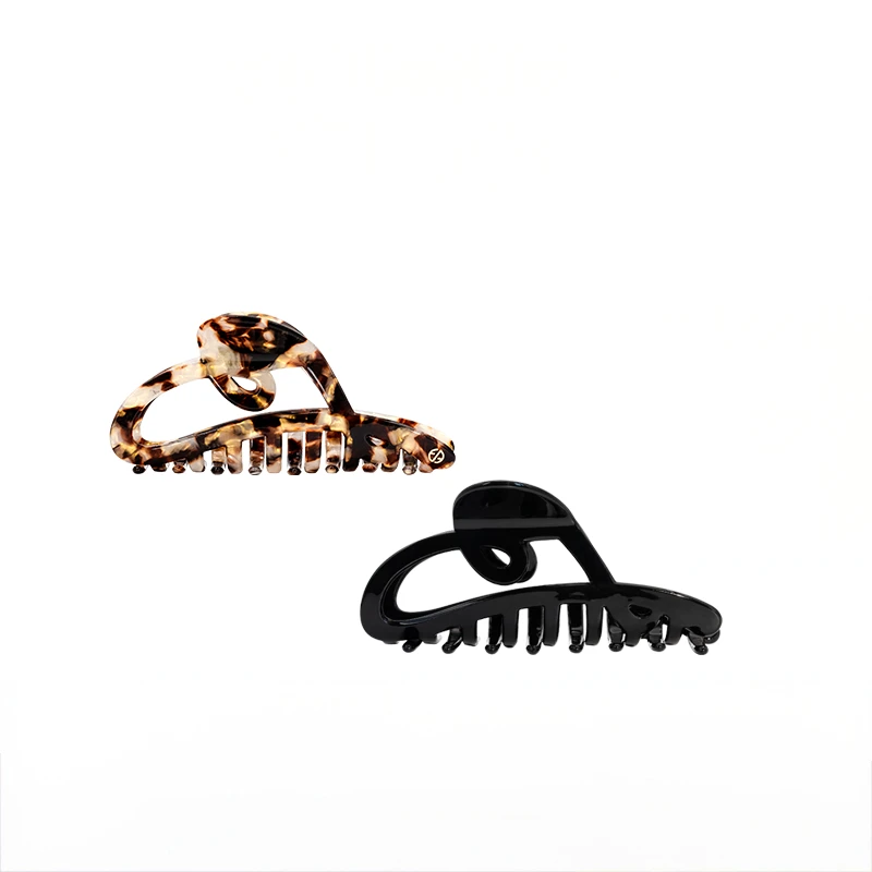 高级感千金风法式气质优雅醋酸抓夹鲨鱼夹枫糖发饰