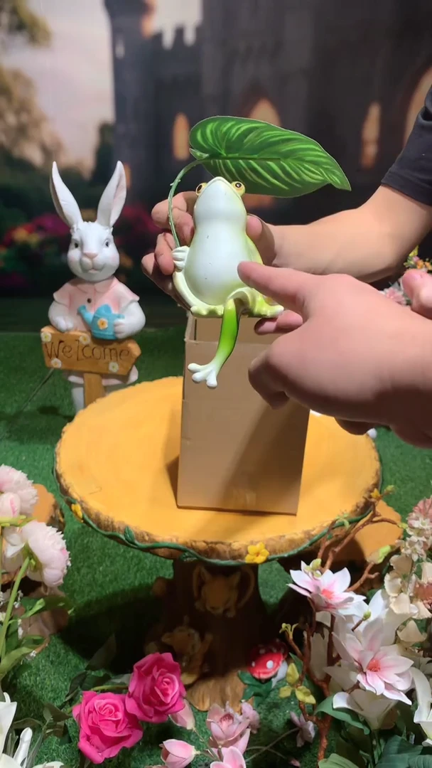 无花花园庭院摆件&00&