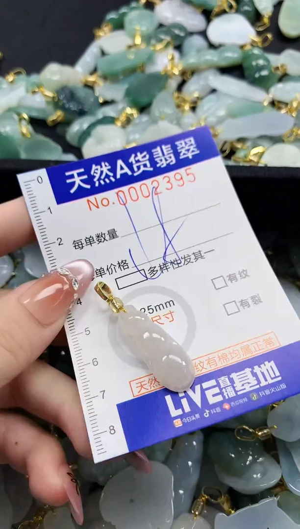 颈饰未镶嵌翡翠天然A货翡翠