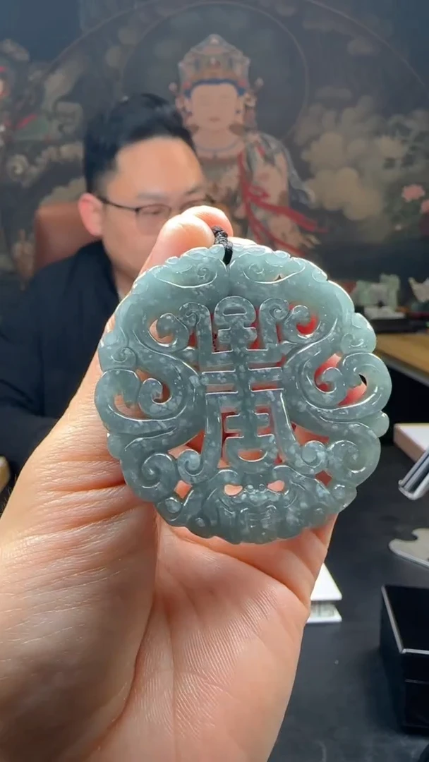 【闪购商品】翡翠颈饰未镶嵌L-@@QJXC11702多样性发其一