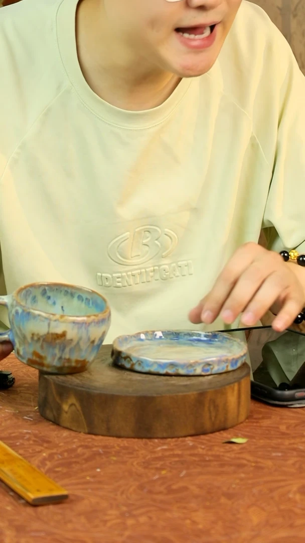 陶瓷窑变-咖啡杯-撞色