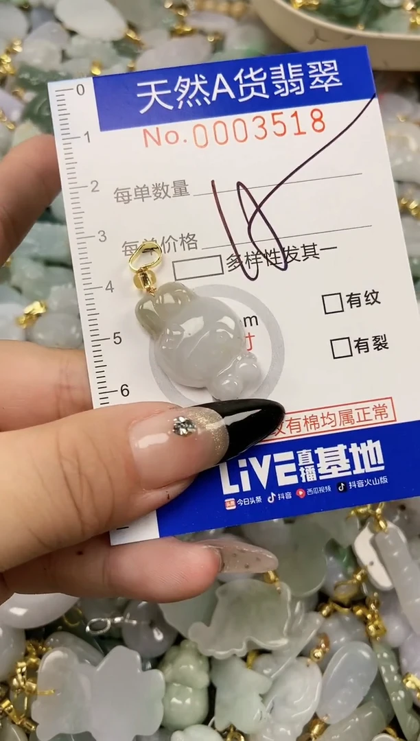 【闪购商品】翡翠颈饰未镶嵌天然A货翡翠