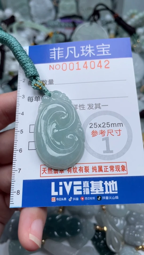 颈饰未镶嵌翡翠14042