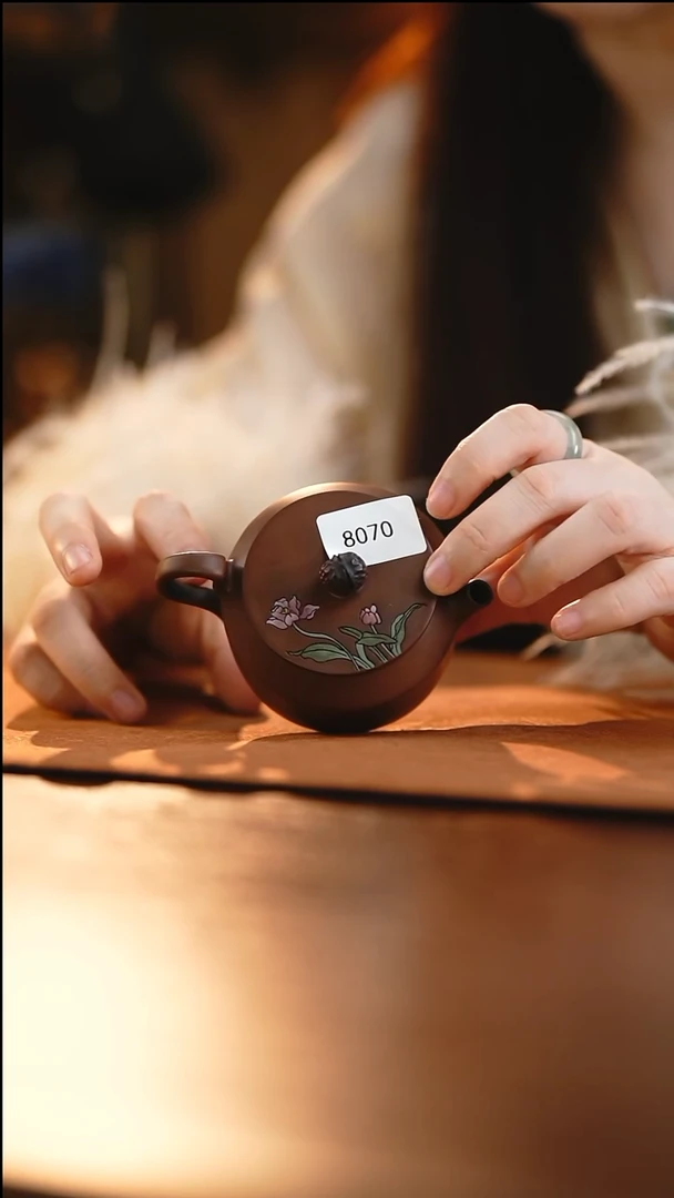 雲梦茶器紫陶茶壶8070
