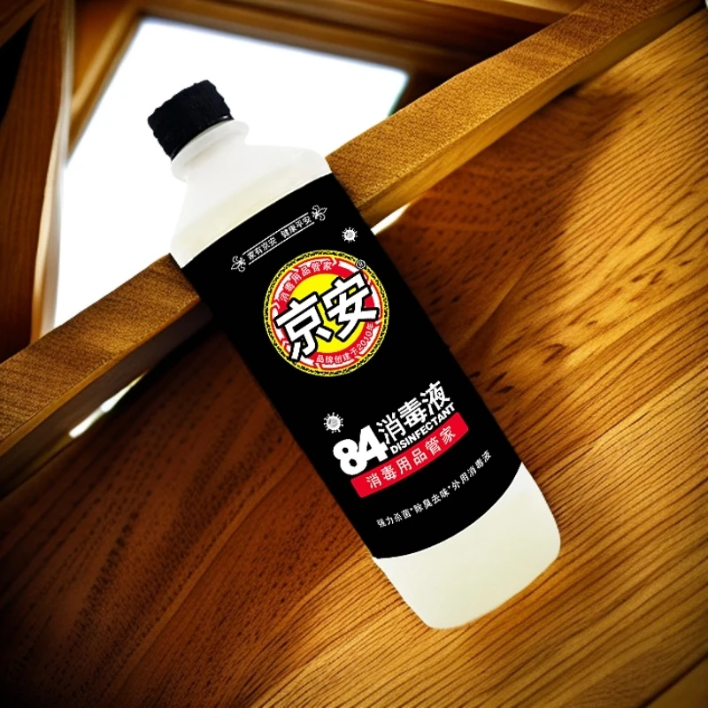 京白84消毒液强力杀菌除臭去味漂白多用途公共场所消毒用 518g