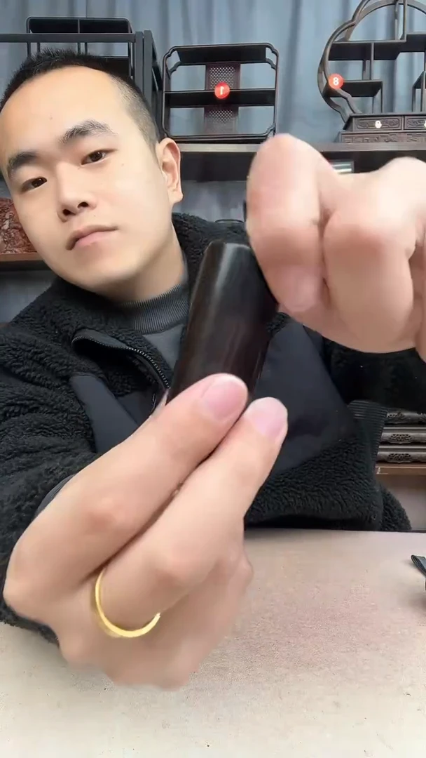 【闪购商品】乌木类端景台2953小李子红木工艺品