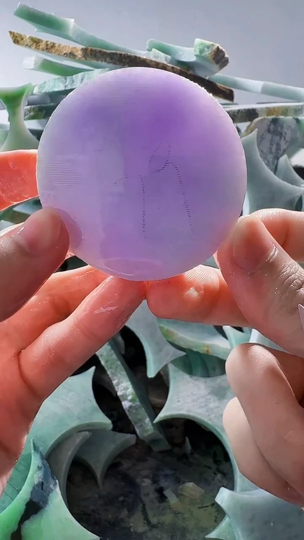 裸石翡翠缅甸翡翠A货文940