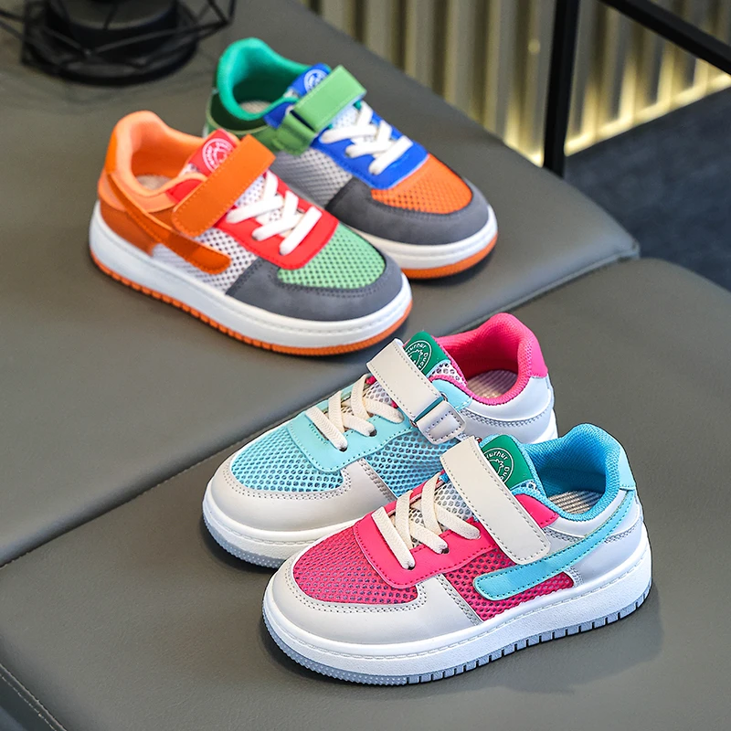 儿童鸳鸯板鞋女童鞋2025新款夏季男童低帮运动鞋韩版防滑休闲鞋潮