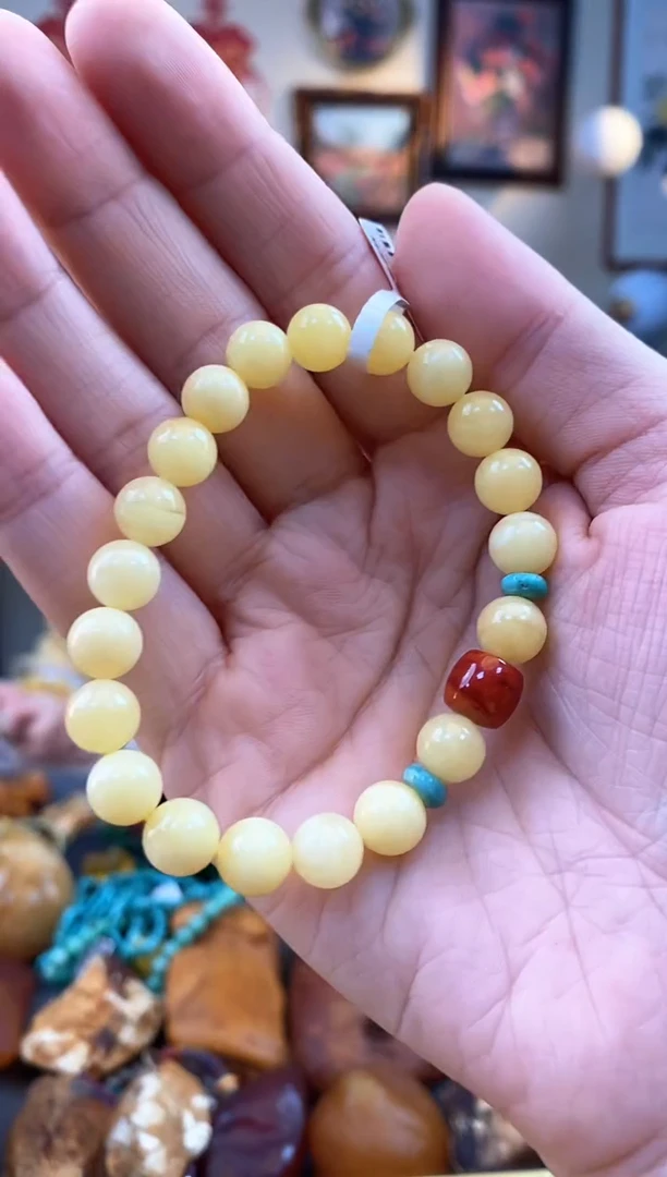 【闪购商品】琥珀手串未镶嵌手串