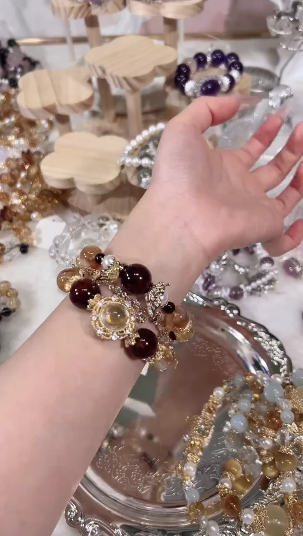 【闪购商品】水晶手链未镶嵌天然水晶默认微瑕 多样性发货发其一