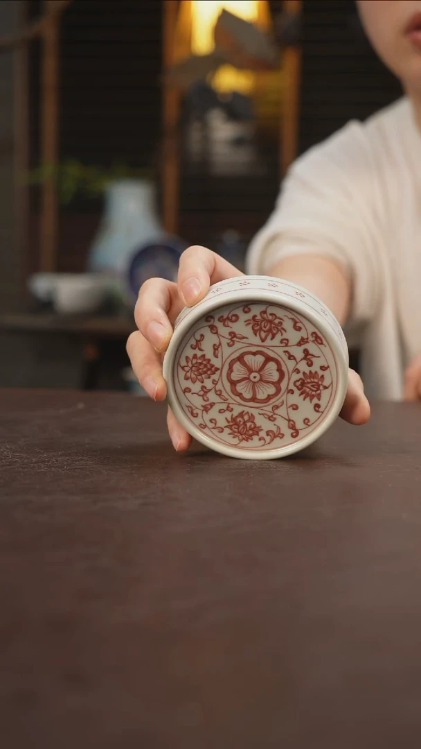 杯景德镇陶瓷杯碗柴烧多人