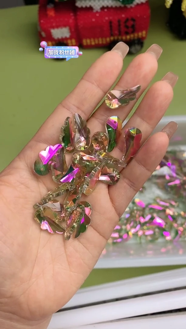 玻璃2725天使翅膀10对春天绿