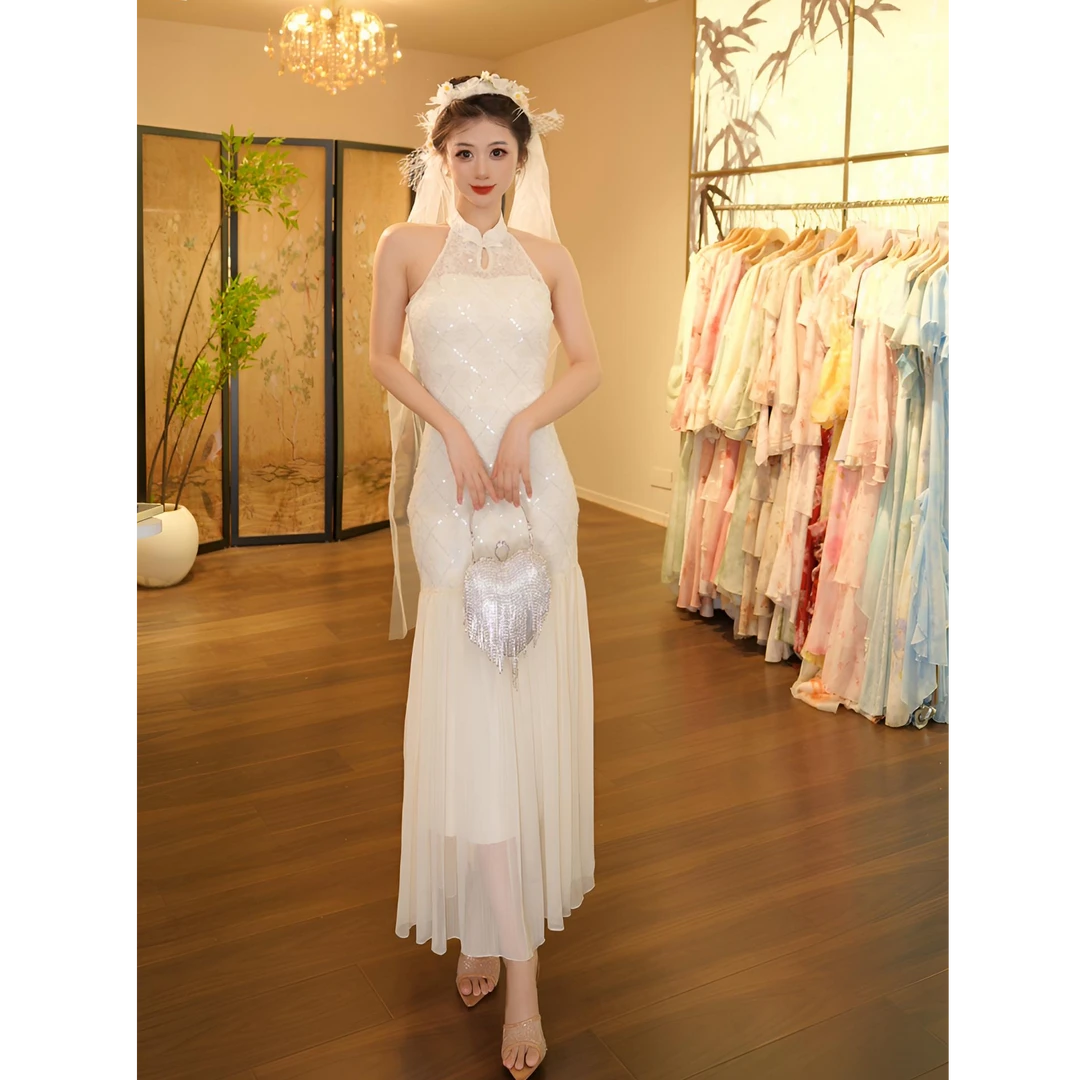 【张小小】春庭雪-1046 连衣裙（N728）