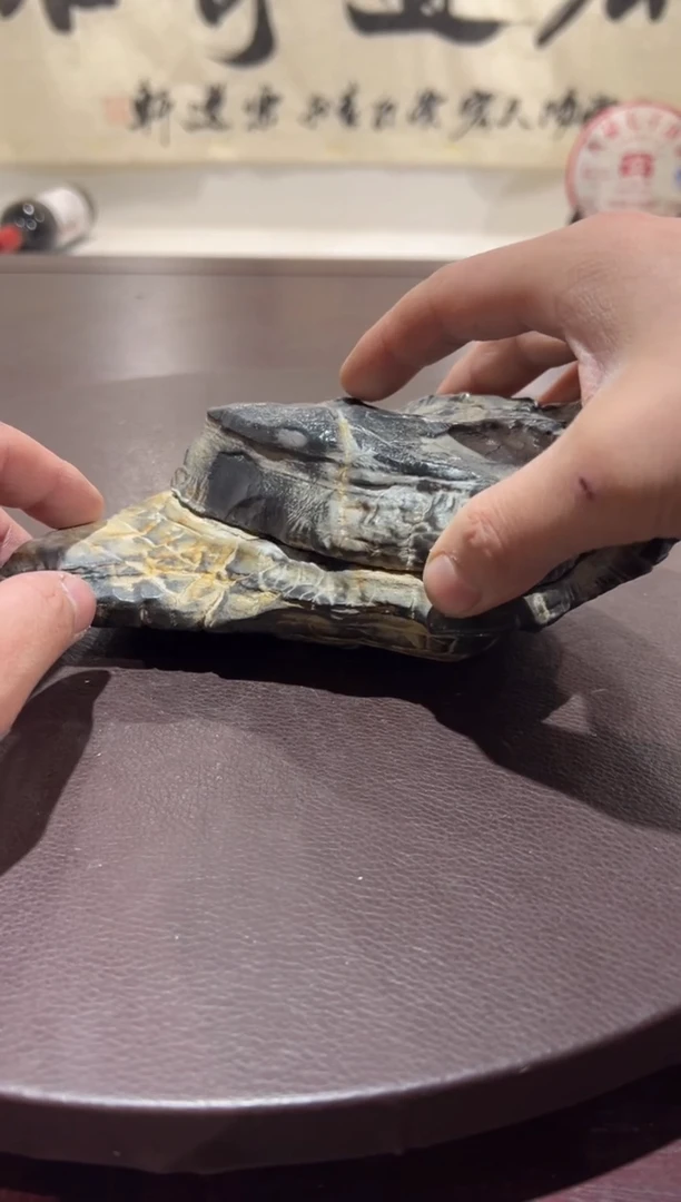 暮*意境典雅砚台烟缸摆件