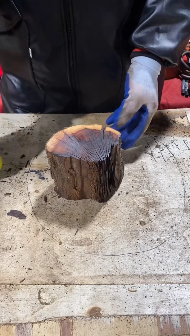 枣木【47】号原木段，尺寸随型