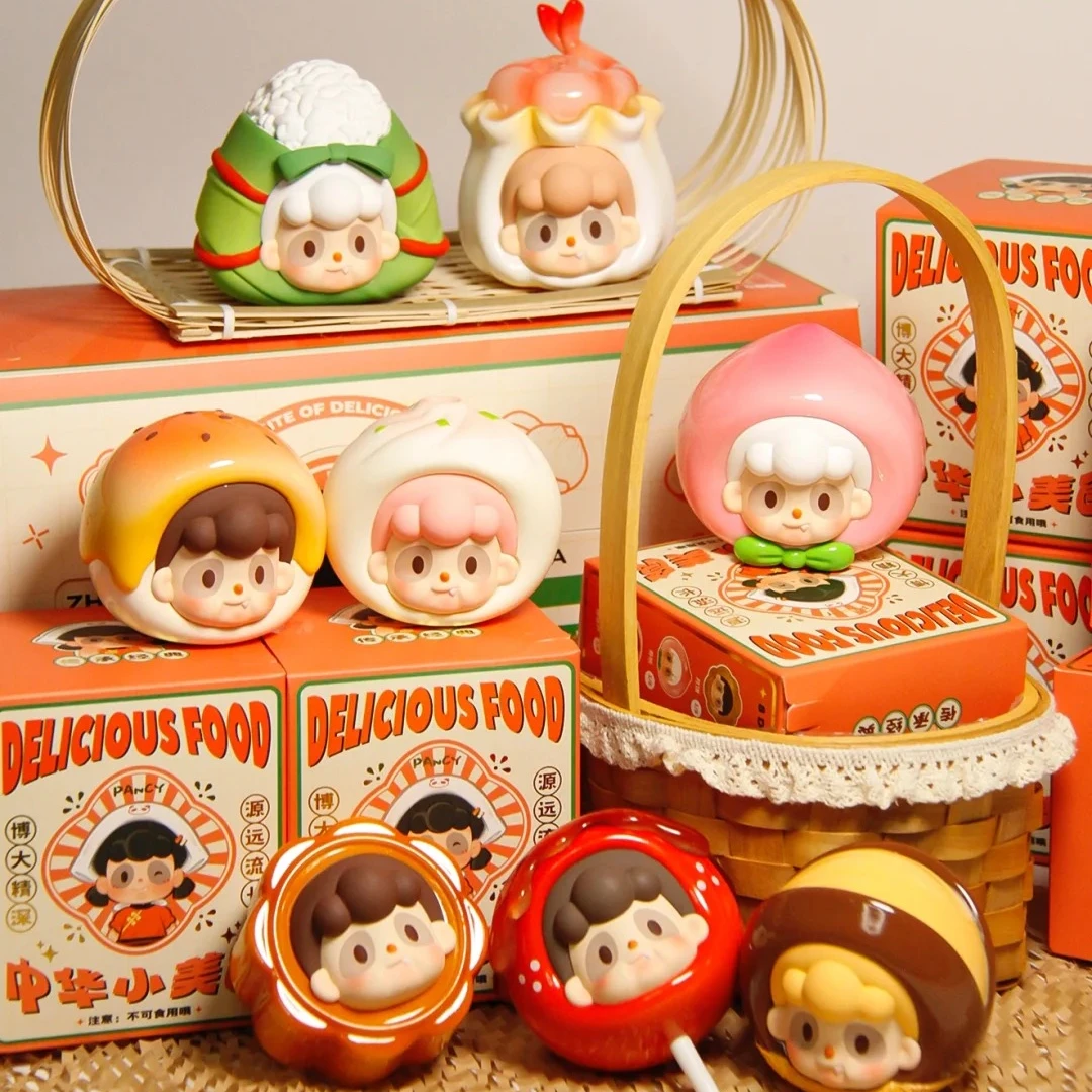 【特价福利】pancy中华小美食盲盒网红少女可爱摆件