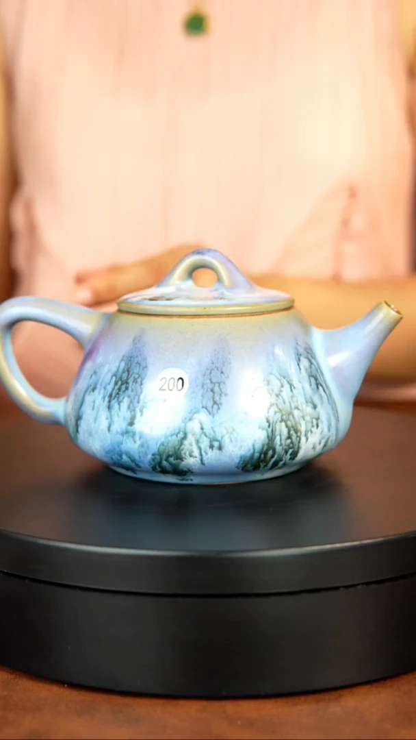 200号/礼盒装原矿原产地钧瓷茶具