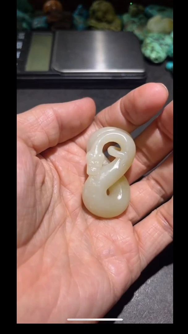 和田玉未镶嵌吊坠(不含链)pz708-79