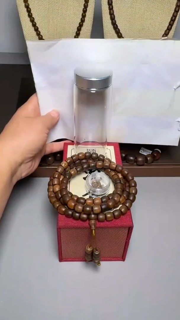 【闪购商品】沉香手串白棋0.9桶珠多圈