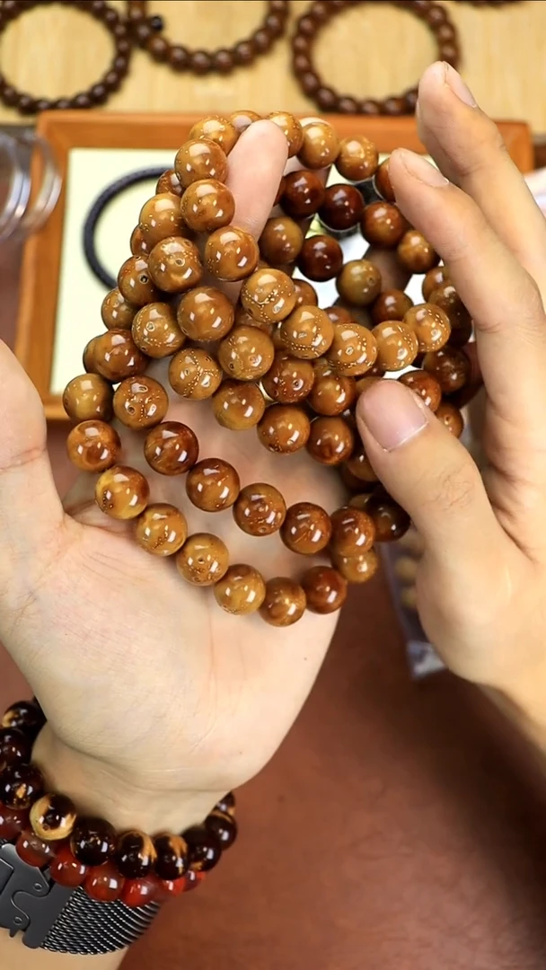 手串紫金鼠紫金鼠金色火焰纯色三叶草12mm