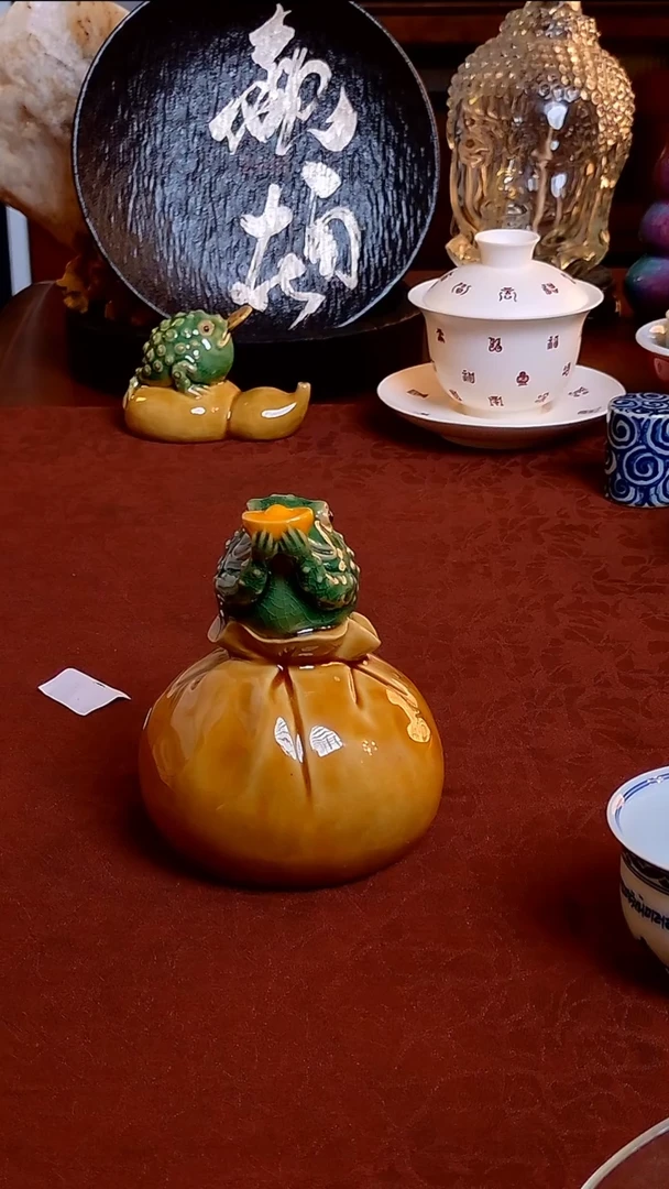 【手工金蟾茶宠 】