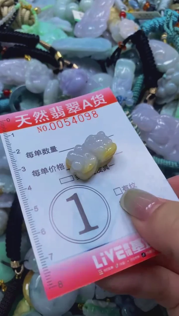 翡翠未镶嵌颈饰闪购0054098