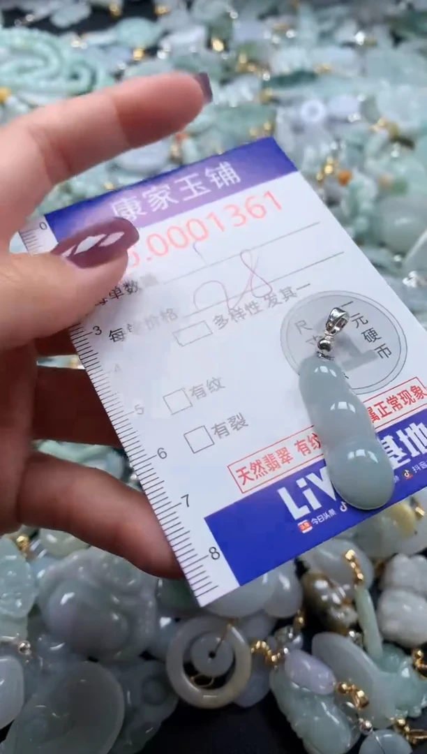 翡翠未镶嵌吊坠(不含链)1361