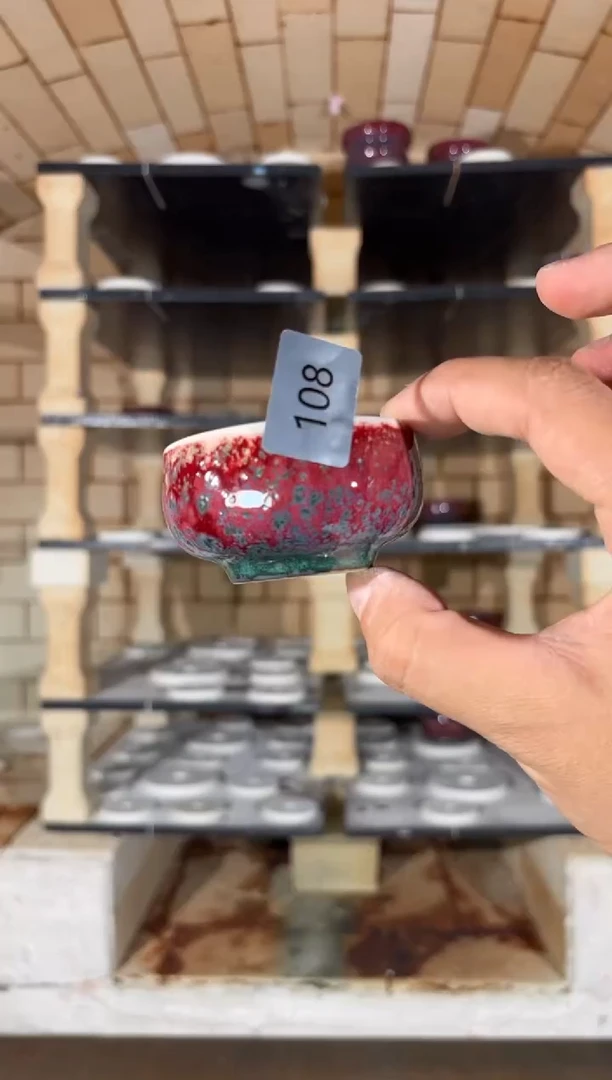 摆件精品窑变钧瓷茶器