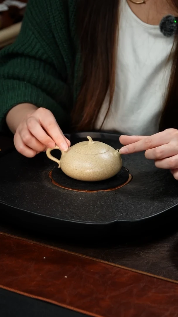 茶壶紫砂宜兴原矿紫砂10 茄瓜 200cc